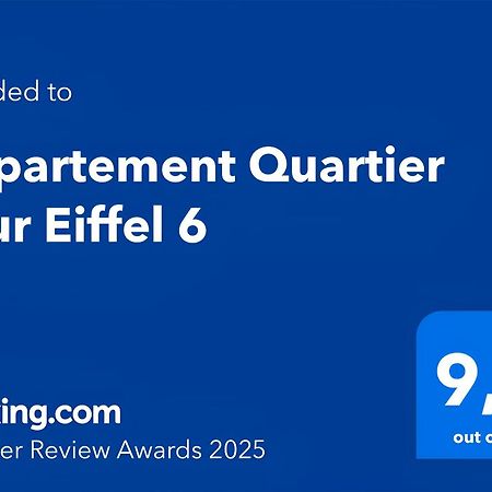 Appartement Quartier Tour Eiffel 6 Free Netflix París Exterior foto
